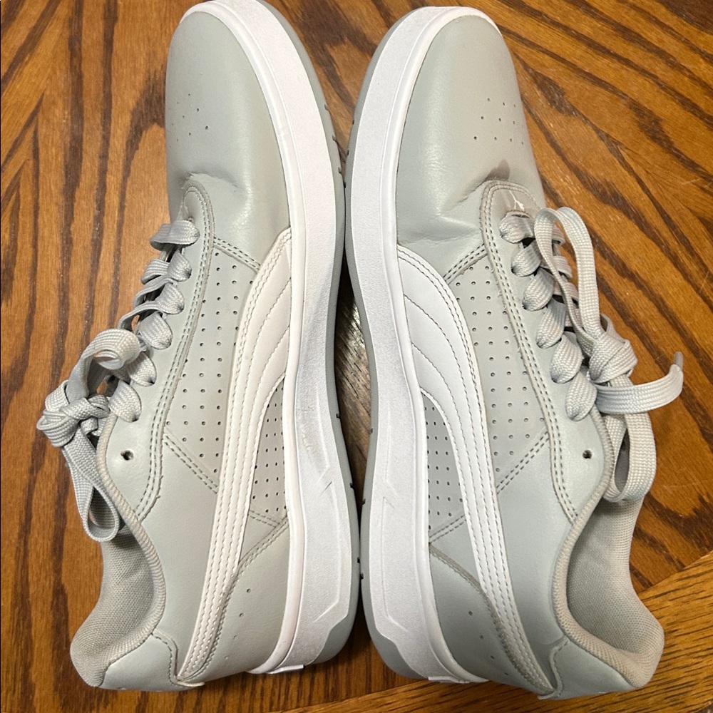 Puma Light Gray Athletic Shoes